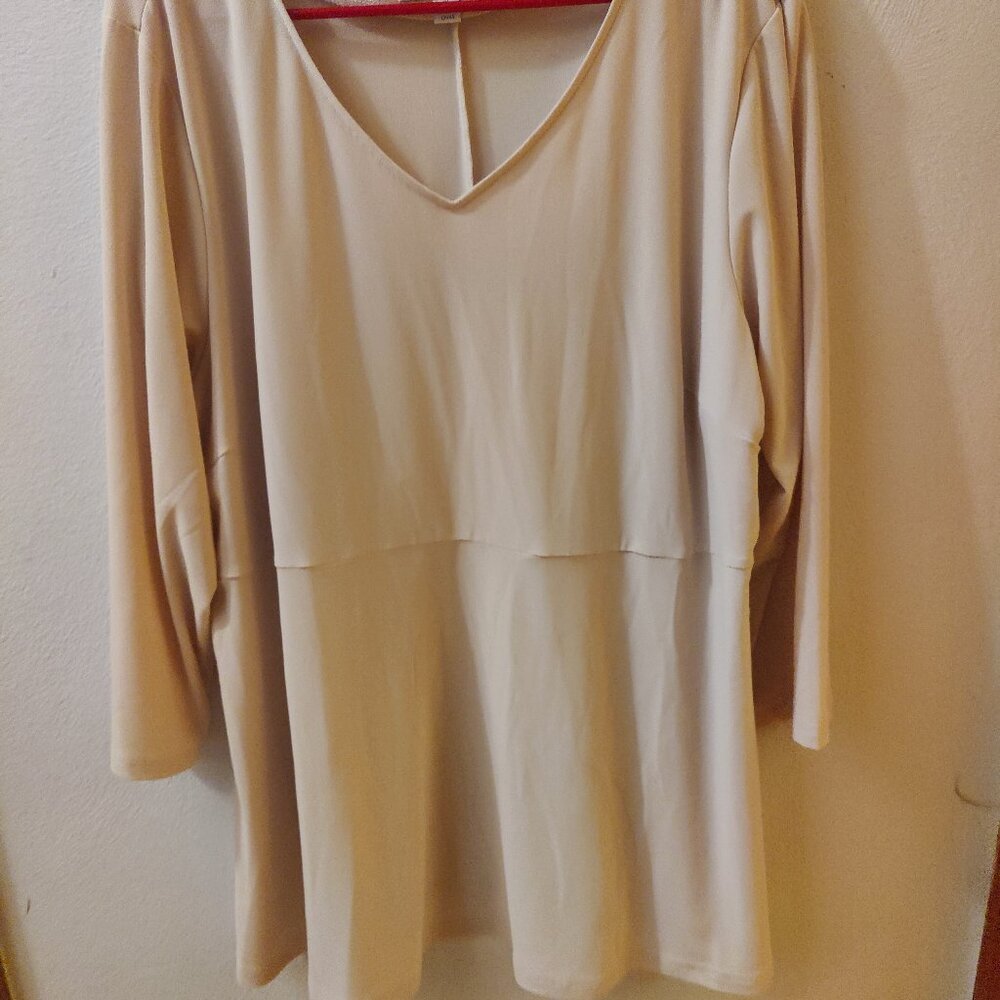 Knit peplum top